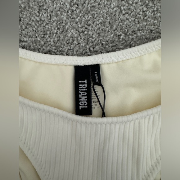 NWT Triangl White Bikini Set - Picture 3 of 4
